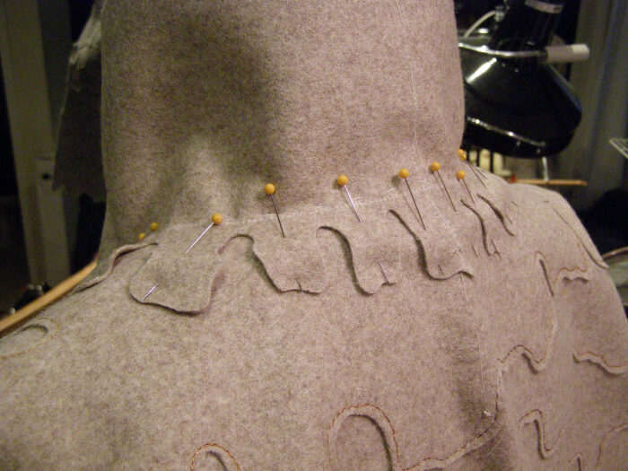 Tailoring with Felted Wool, Part 3: How to Add Facings - Threads