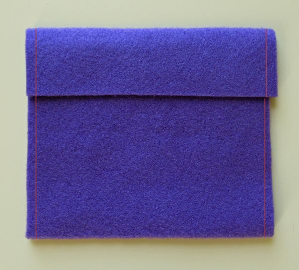 Sew pouch sides