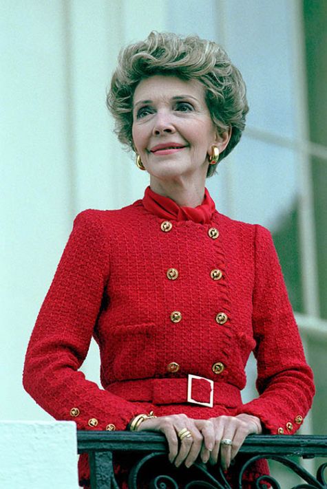 Nancy reagan outlet red dress