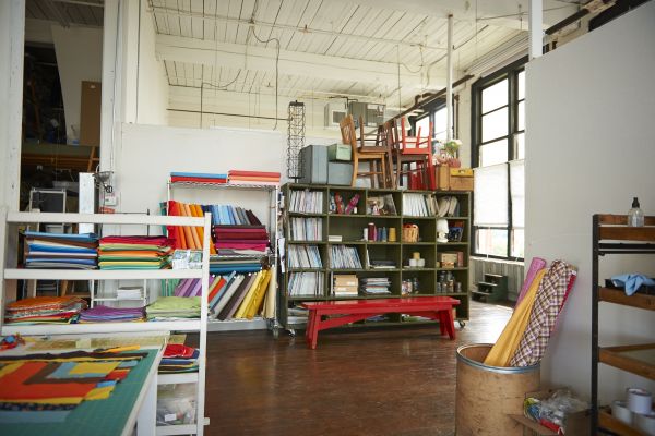 Fabric shelves