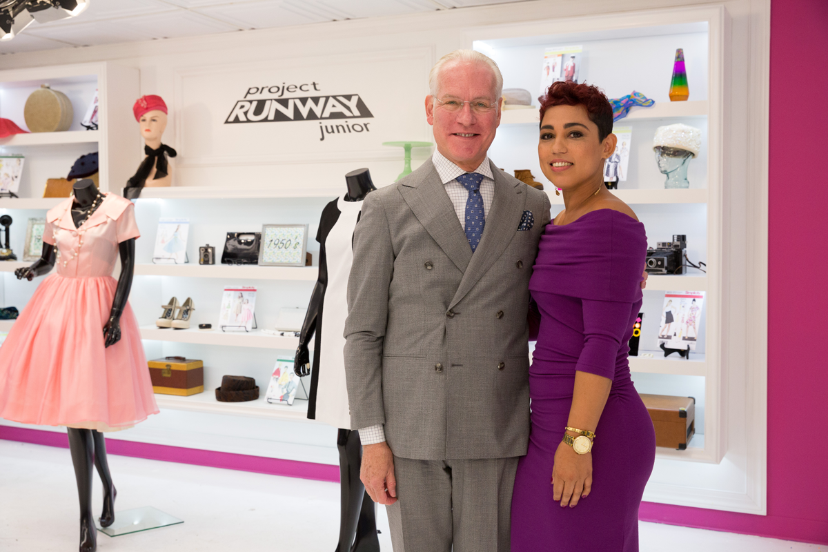 Tim Gunn and Mimi G on Project Runway Junior