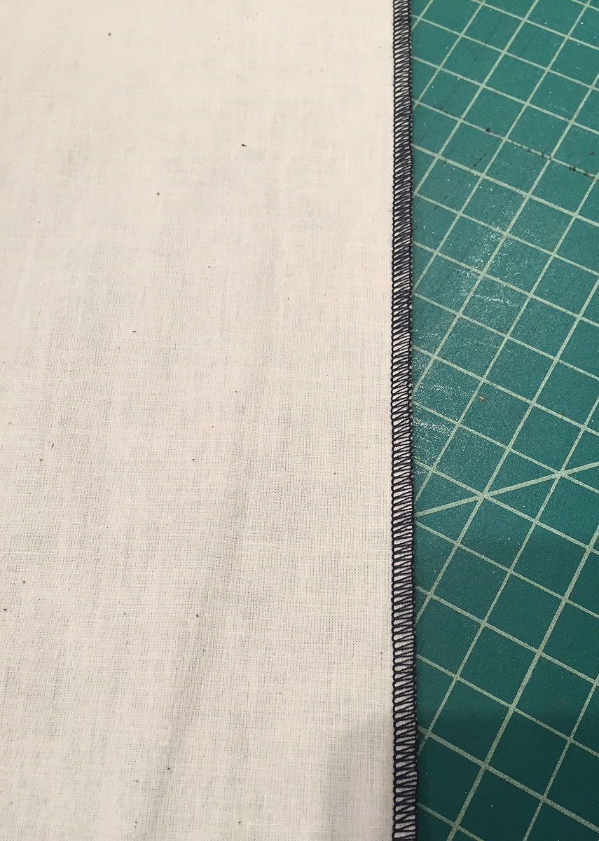 scarf with long edge finish