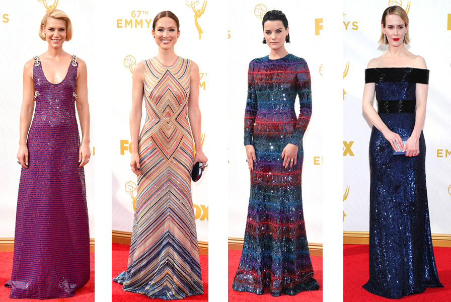 2015 emmy awards fashion red carpet