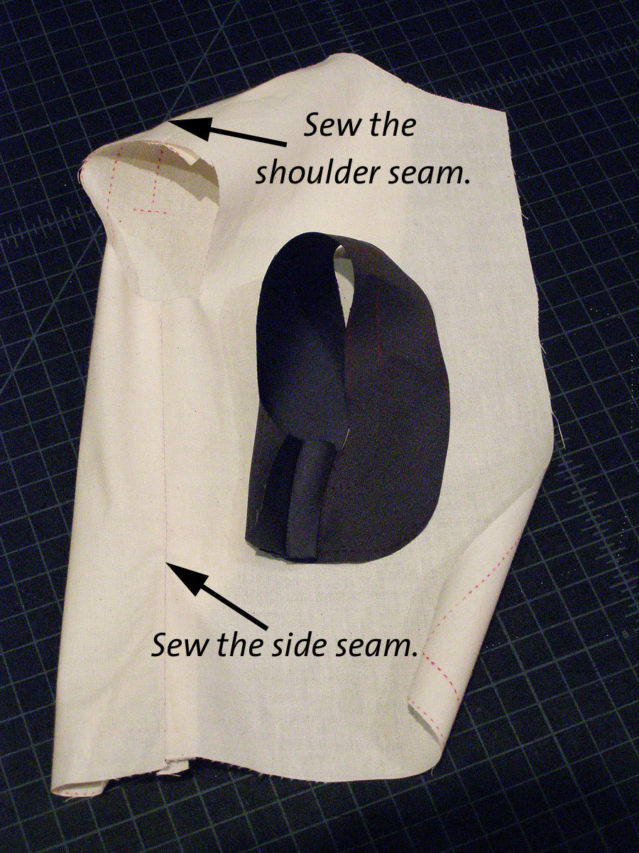 the loden sleeve, part 2 armhole