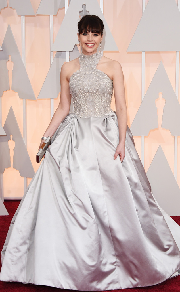 felicity jones at oscars 2015