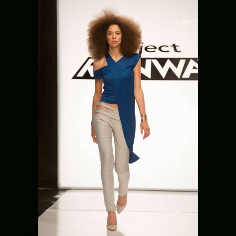 project runways season 13 episode 1 angela sum runway look