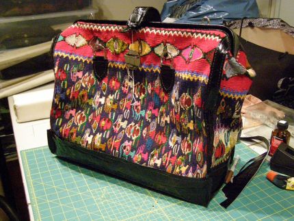 My Knitting Notions Storage: Like Mary Poppins' Carpet Bag, Only