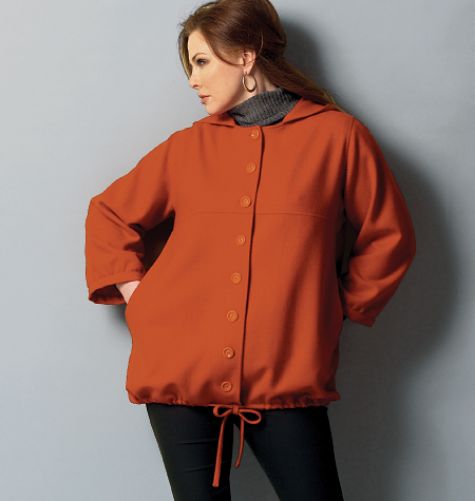 Loose-fitting, unlined misses'/women's jacket