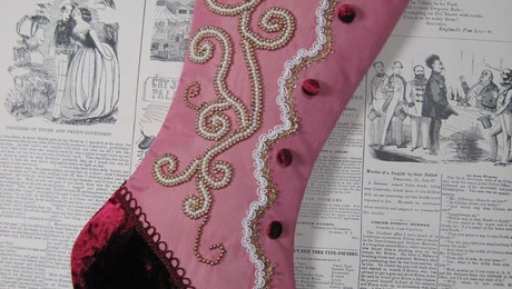 Victorian Christmas Stocking - Threads