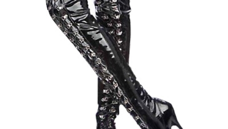 String thigh hot sale high boots