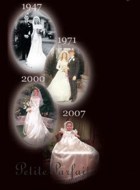 Wedding dresses best sale into christening gowns