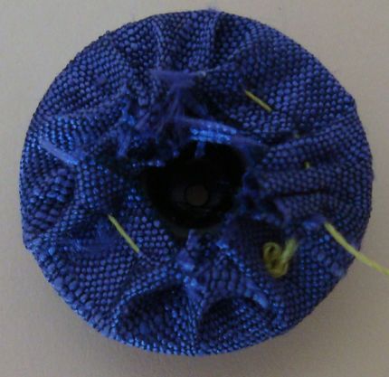 Tutorial: How to Sew a Snap Button onto Crocheted/Knitted Fabric