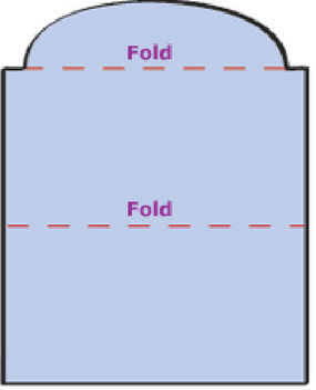 Cut flap area