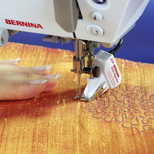 Bernina BSR stitch reulator featured in Threads Magazine