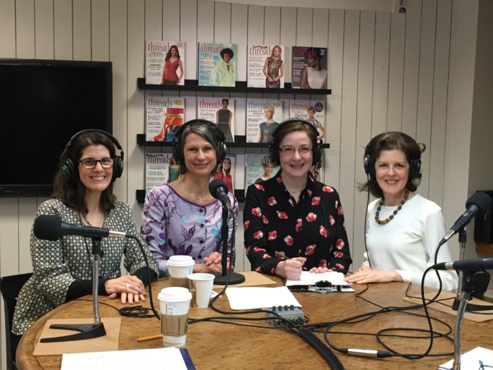 Threads magazine editors with Sarah Veblen for Episode 3 podcast