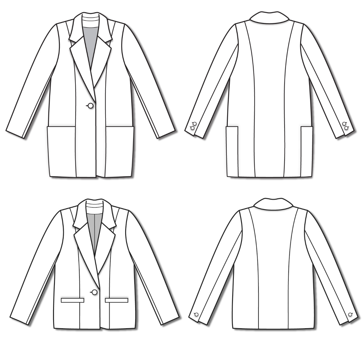 Pattern Review: BurdaStyle 6463 Jacket - Threads