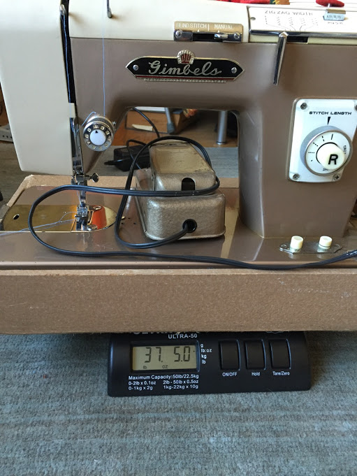 Japanese-made Gimbels sewing machine