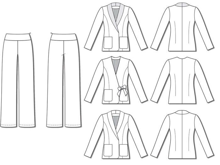 Pattern Review: Butterick 6523 Jacket and Pants - Threads