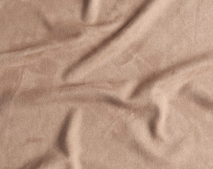 Taupe stretch faux suede