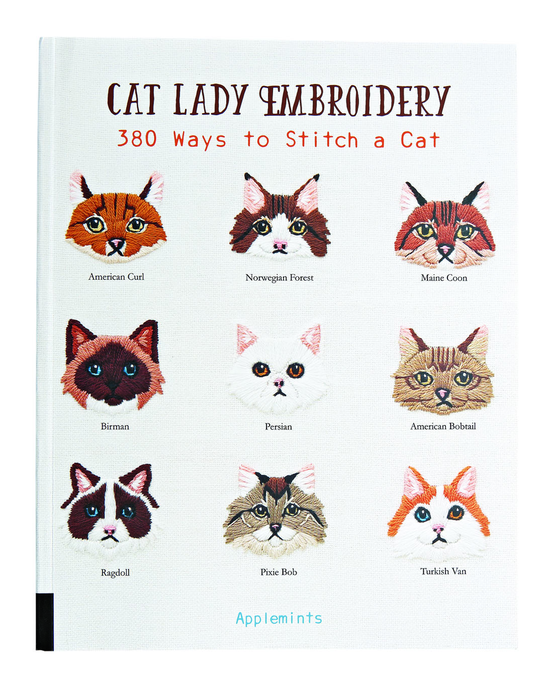 Cat Lady Embroidery book cover