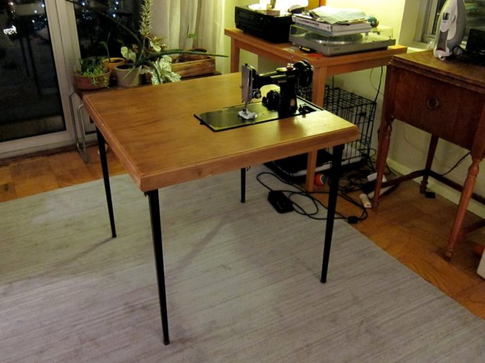 Refinished Featherweight folding table