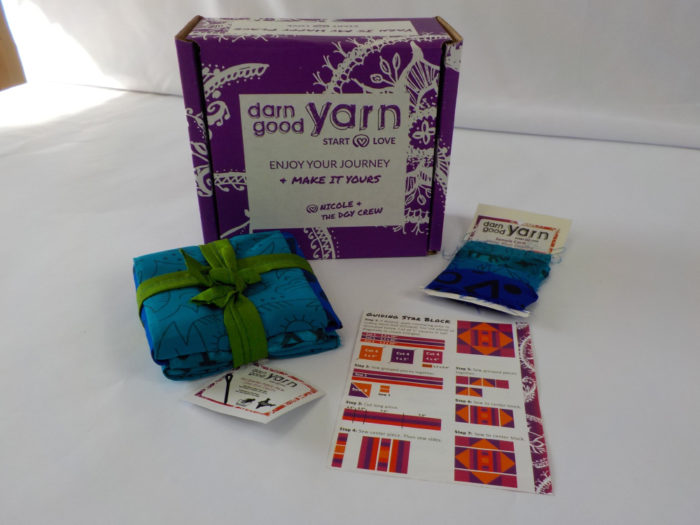 Darn Good Yarn Fabric of the Month kit