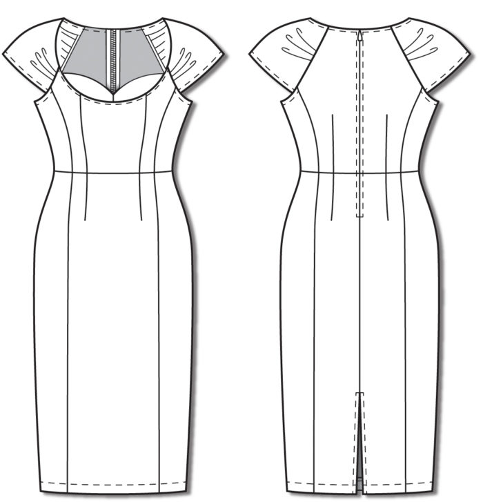 How To Sew Kinds Of Necklines On Dresses and Different Types Of