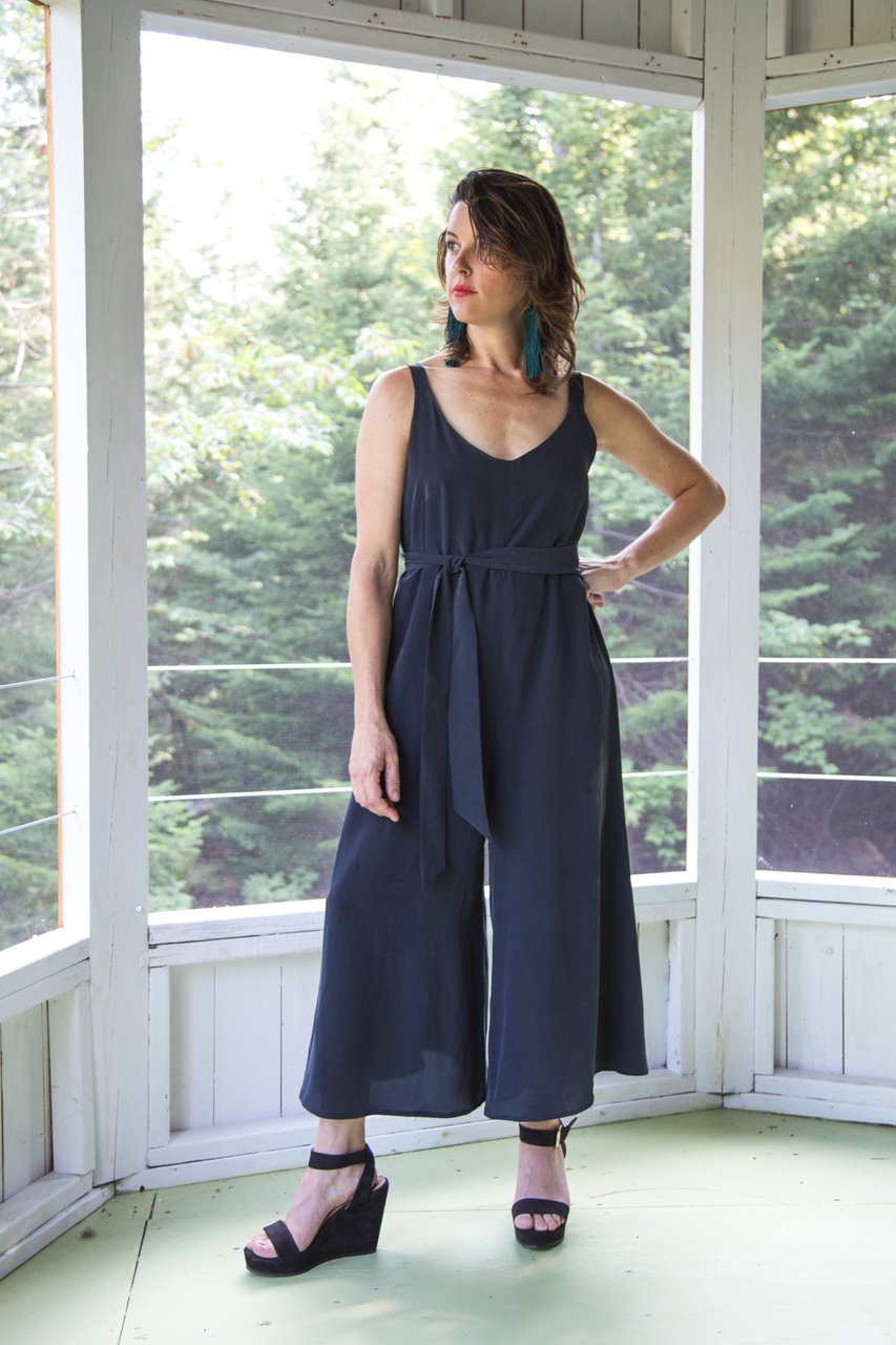 The Del jumpsuit sewing pattern, by Seamwork