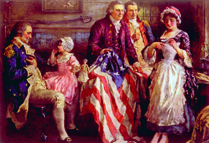 Betsy Ross and the U.S. Flag - Threads