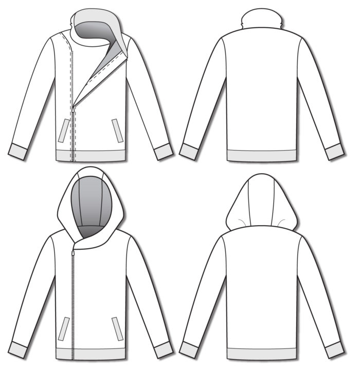 Pattern Review: Toby K. Patterns Zip-Up Sweater - Threads