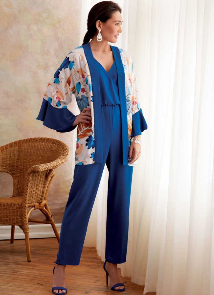 Butterick 6691 jumpsuit and jacket