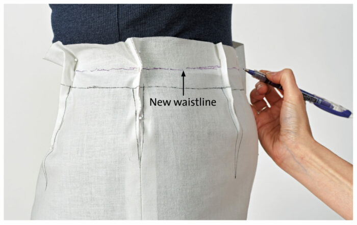 marking the waistline