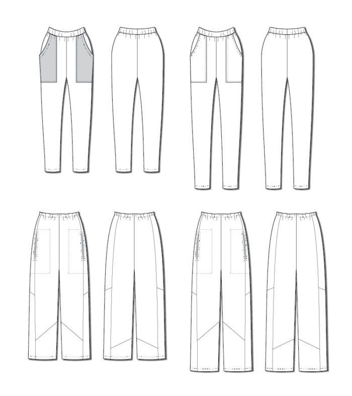 Pattern Review: Vogue 9374 Pull-on Pants - Threads