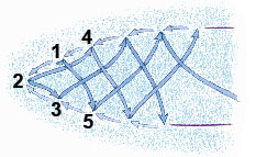 make a point with the herringbone stitch in shadow work