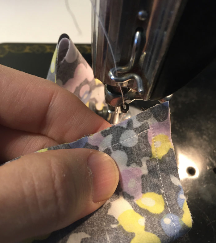 shortening the stitch length