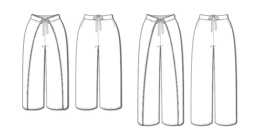 Culottes and trousers pattern - MIRAGE - CAMIMADE