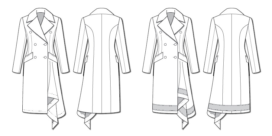 Pattern Review: Vogue 1649 Double-Breasted Coat - Threads