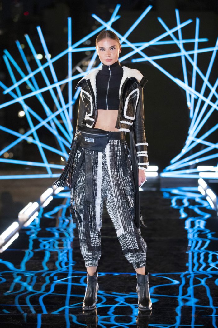 A Jonny Cota design on the runway in Making the Cut's "The Next Global Brand" episode