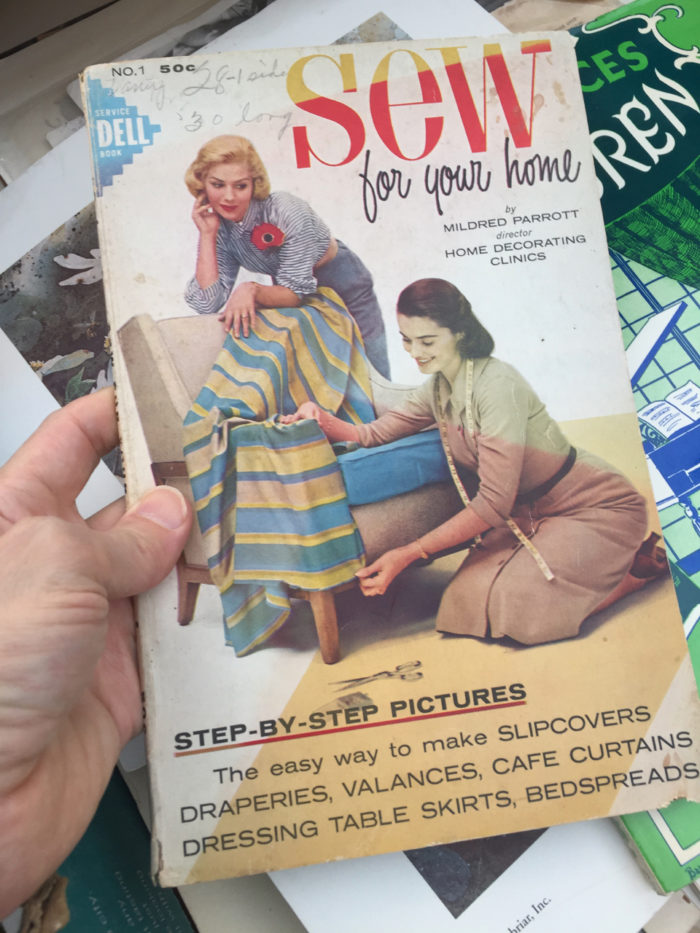 1950s book on sewing for the home