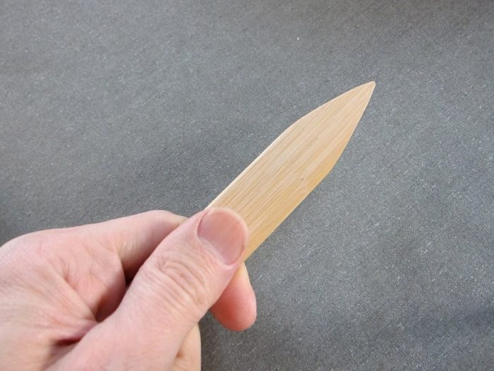 Sewing tool: wooden point turner