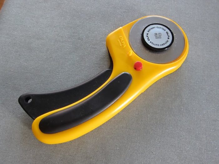 Sewing tool: Ergonomic Olfa rotary cutter