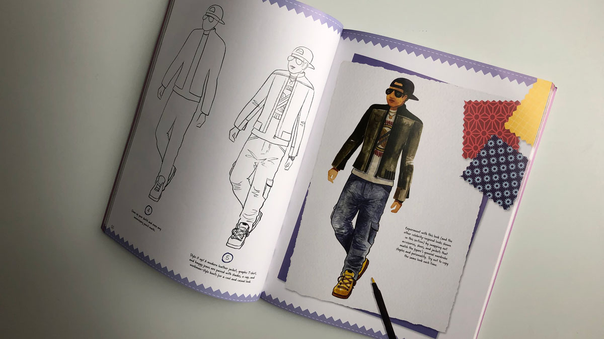 Inside pages of the book Fashion Design Workshop: Remix