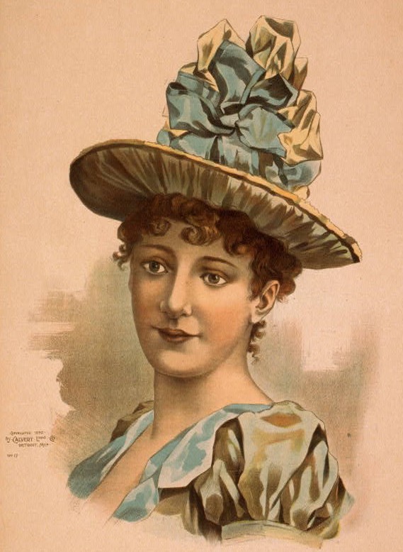 Straw hat with silk woven through it is an example of the patented process invented by Mary Dixon Kies.