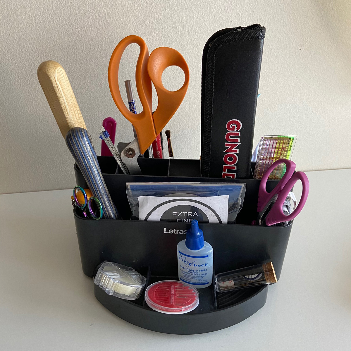 Organization tips: sewing tool caddy