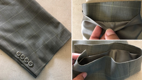 Alteration Shop Techniques: How to Shorten Jacket Sleeves Threads