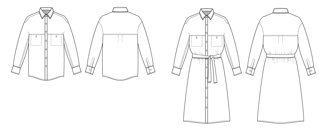 Pattern Review: Olya Shirt/Shirt Dress - Threads