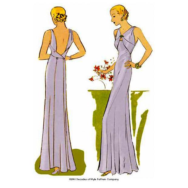 Decades of Style 3301: 1930s Evening Gown