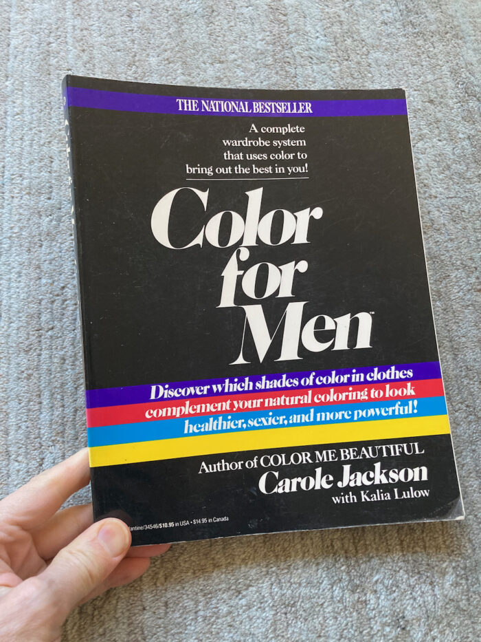 The book "Color for Men" by Carole Jackson