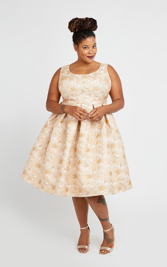 Less formal wedding wear option: Cashmerette Upton Dress