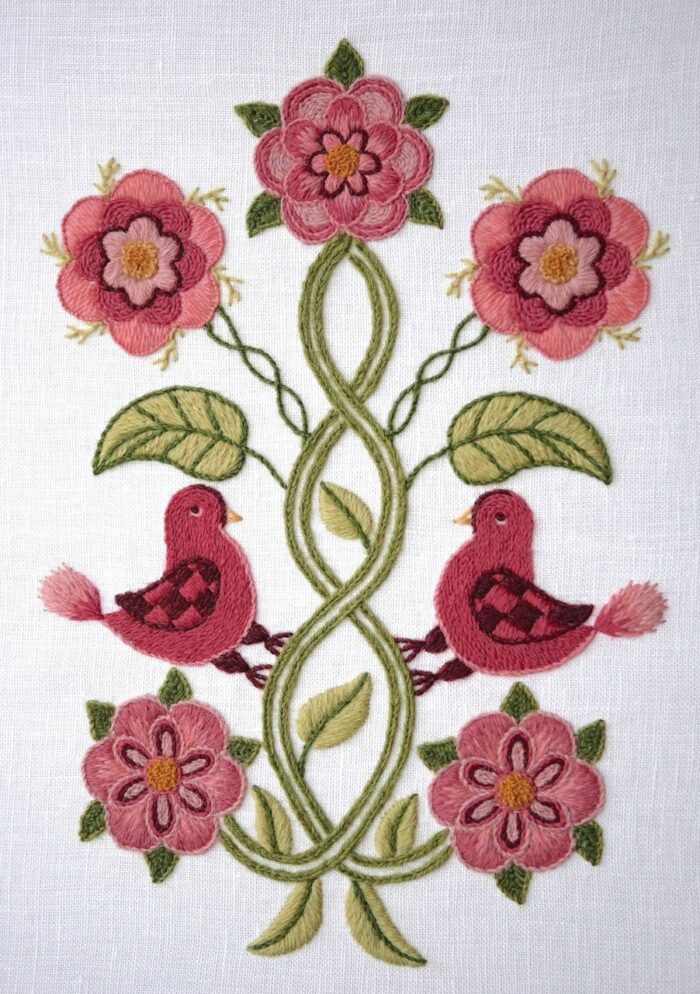 Embroidery online: Royal School of Needlework Winterthur Birds 